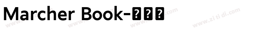 Marcher Book字体转换